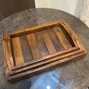 Wooden Trays set of 3